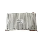 Reusable Black Straws Wrapped 1x500